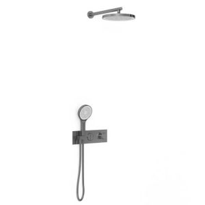 Душевая встройка Vincea Inspire Вороненая сталь