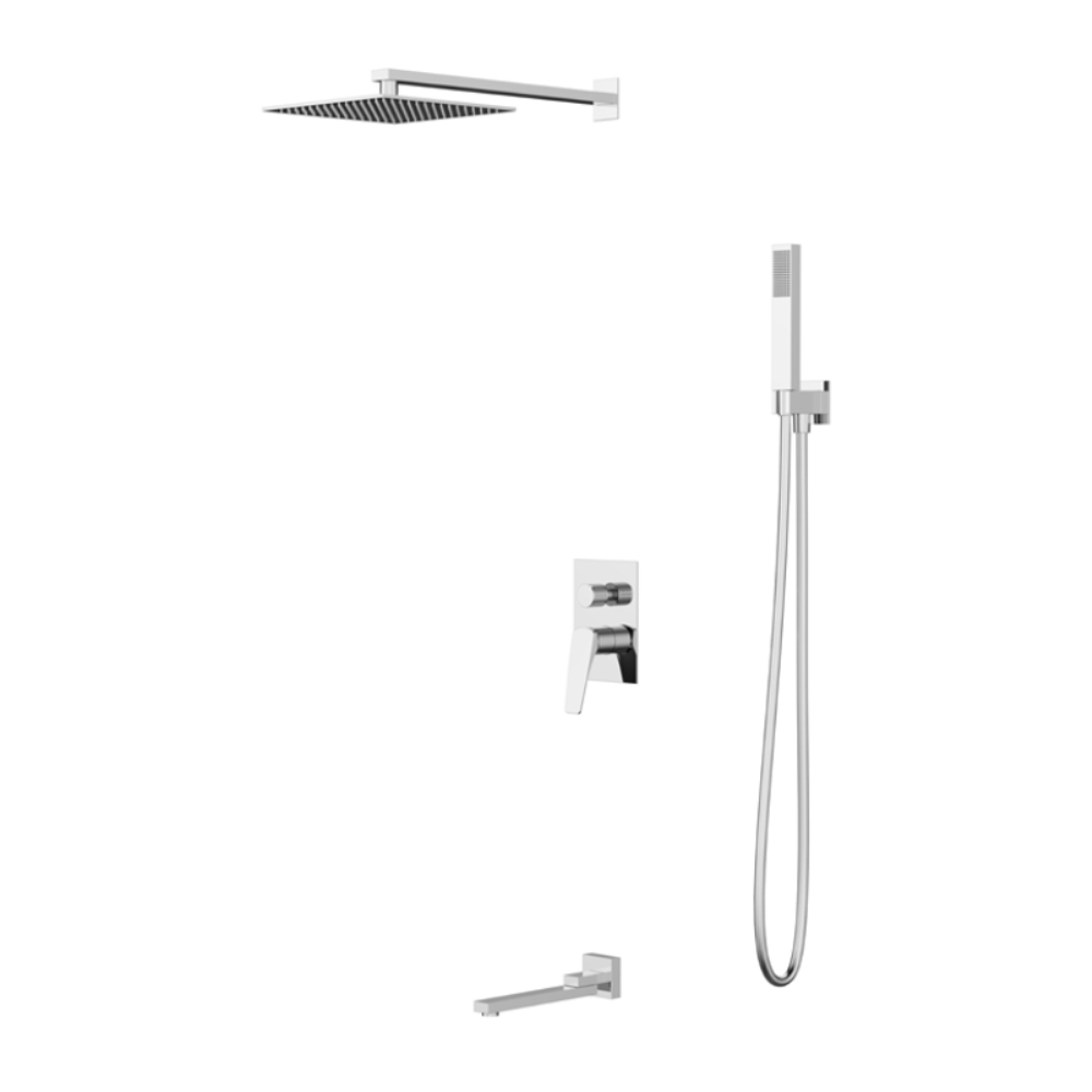 Душевая встройка Vincea Puro с изливом Хром глянцевый