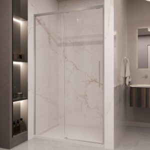 Душевая дверь Vincea Stella 120 Никель / Прозрачное